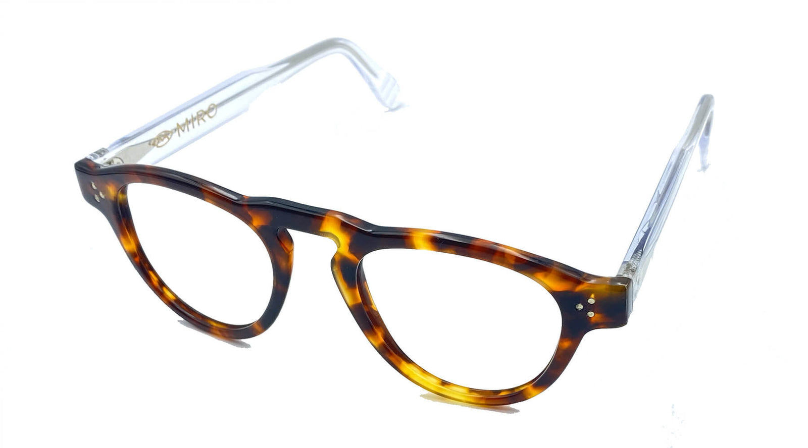 Lunettes De Vue Aviateur BOSTON CLUB 'Morris VI' - Monture Translucide 48mm, Neuves Avec étiquettes